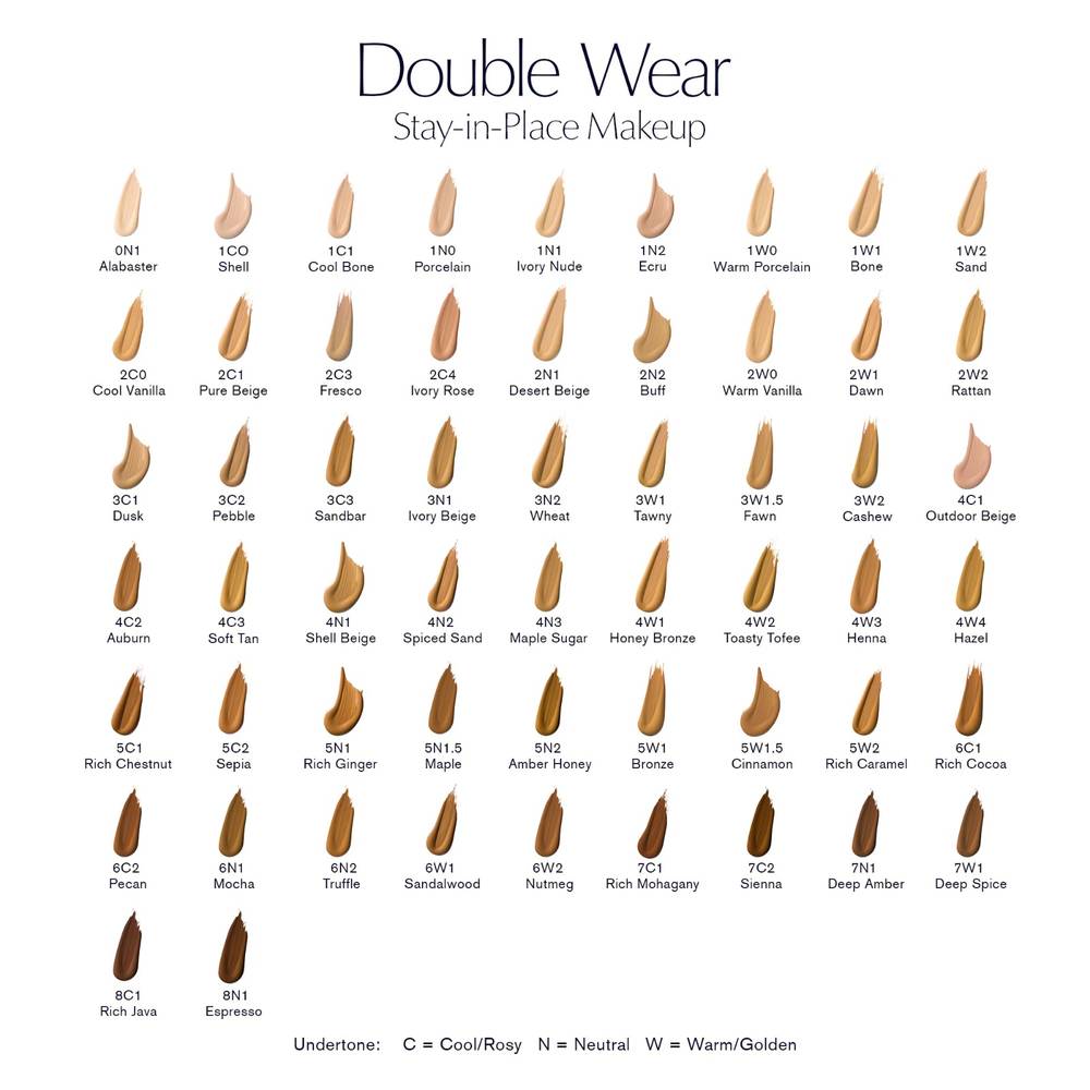  Estée Lauder, Double Wear Foundation - Multiple Shades