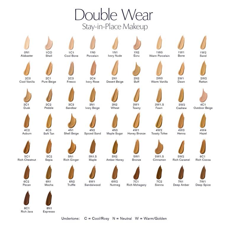  Estée Lauder, Double Wear Foundation - Multiple Shades