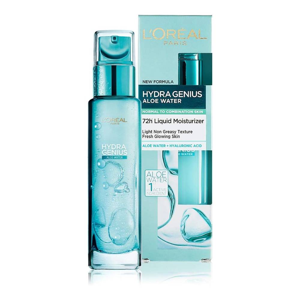 L'Oréal, Ultra Hydrating Gel, Hydra Genius, Non-Greasy - For Combination Skin
