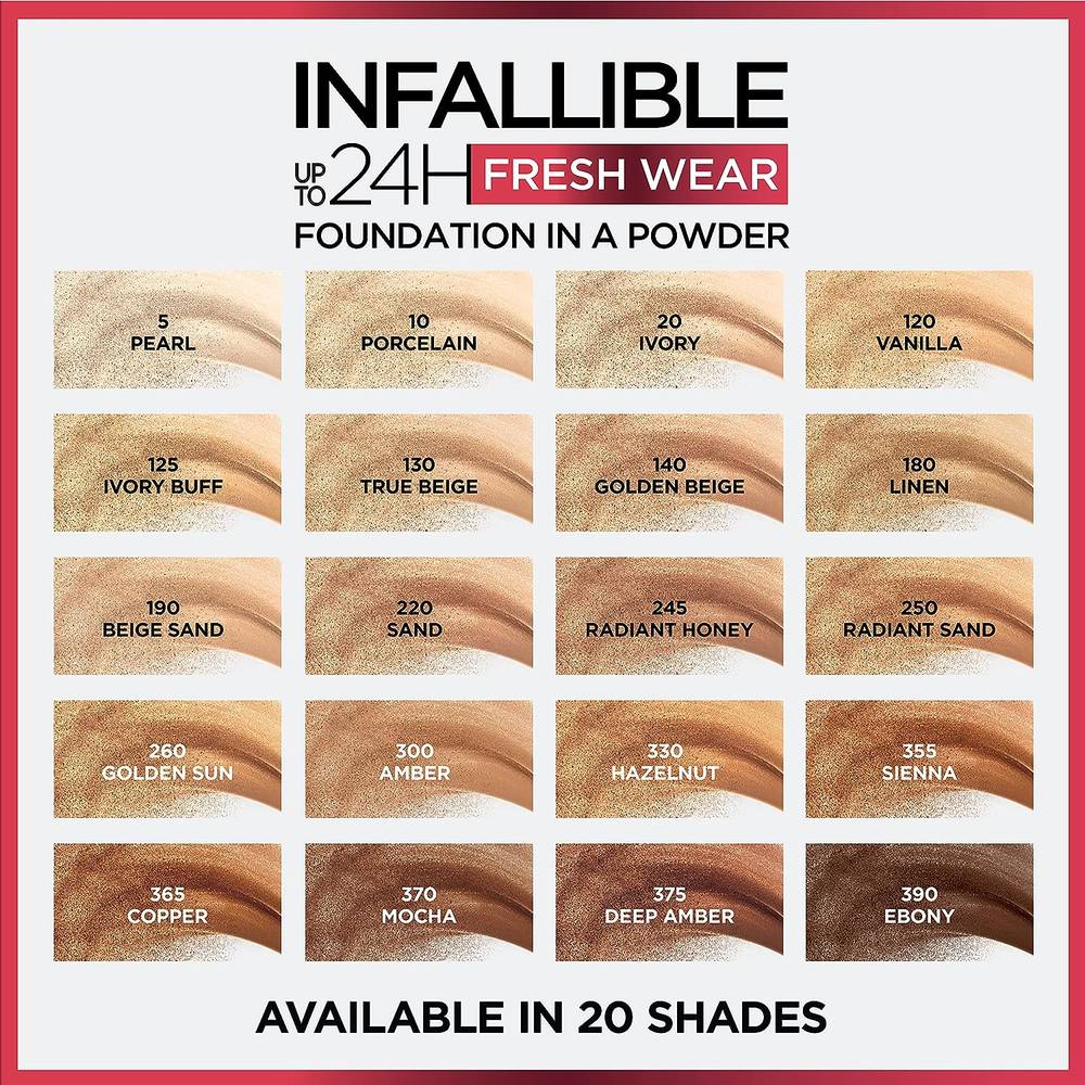 L'Oreal Infallible Powder Foundation 120 Vanilla