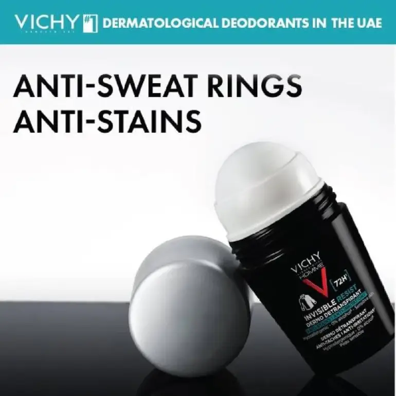 Vichy Homme Invisible Resist Anti-Perspirant 72H Roll – 50 ml