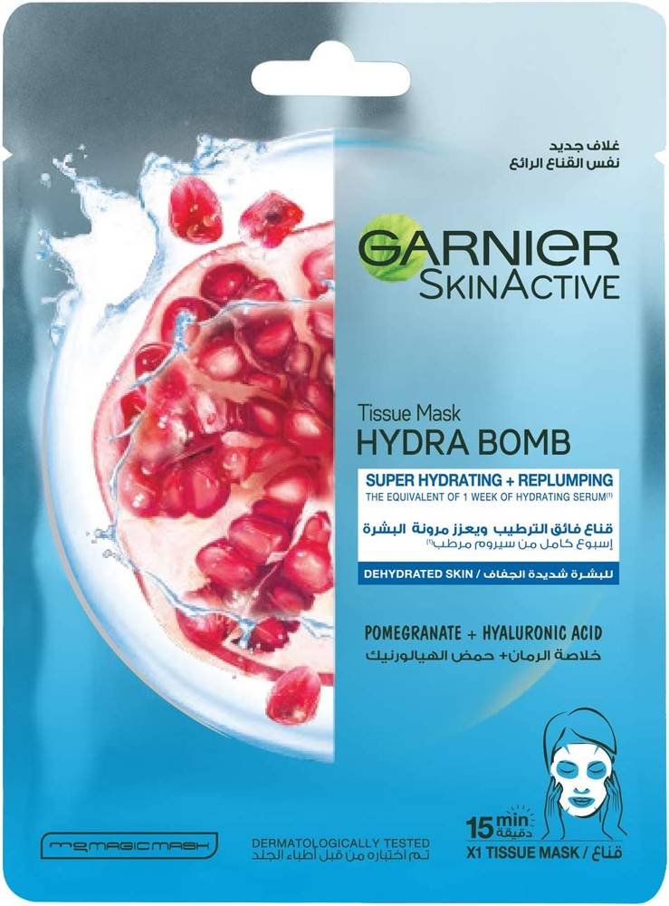 garnier skin active mask hydra bomb