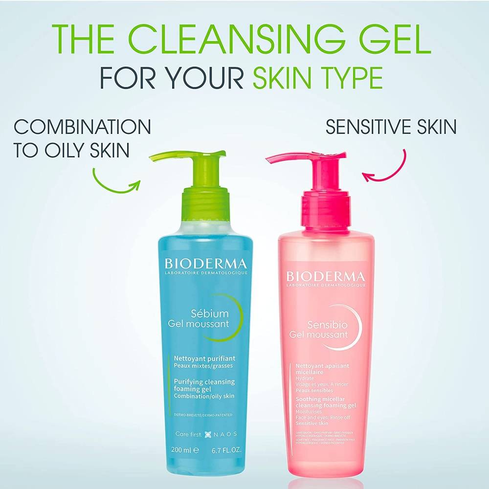 Bioderma, Sebium Purifying Cleansing Gel, 500 ml