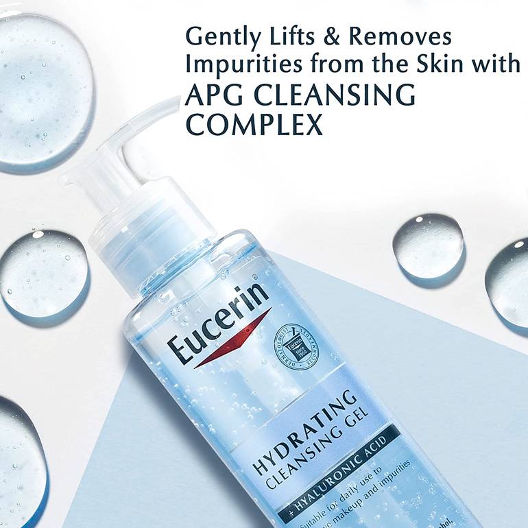 Eucerin Moisturizing Cleansing Gel Combined with Hyaluronic Acid