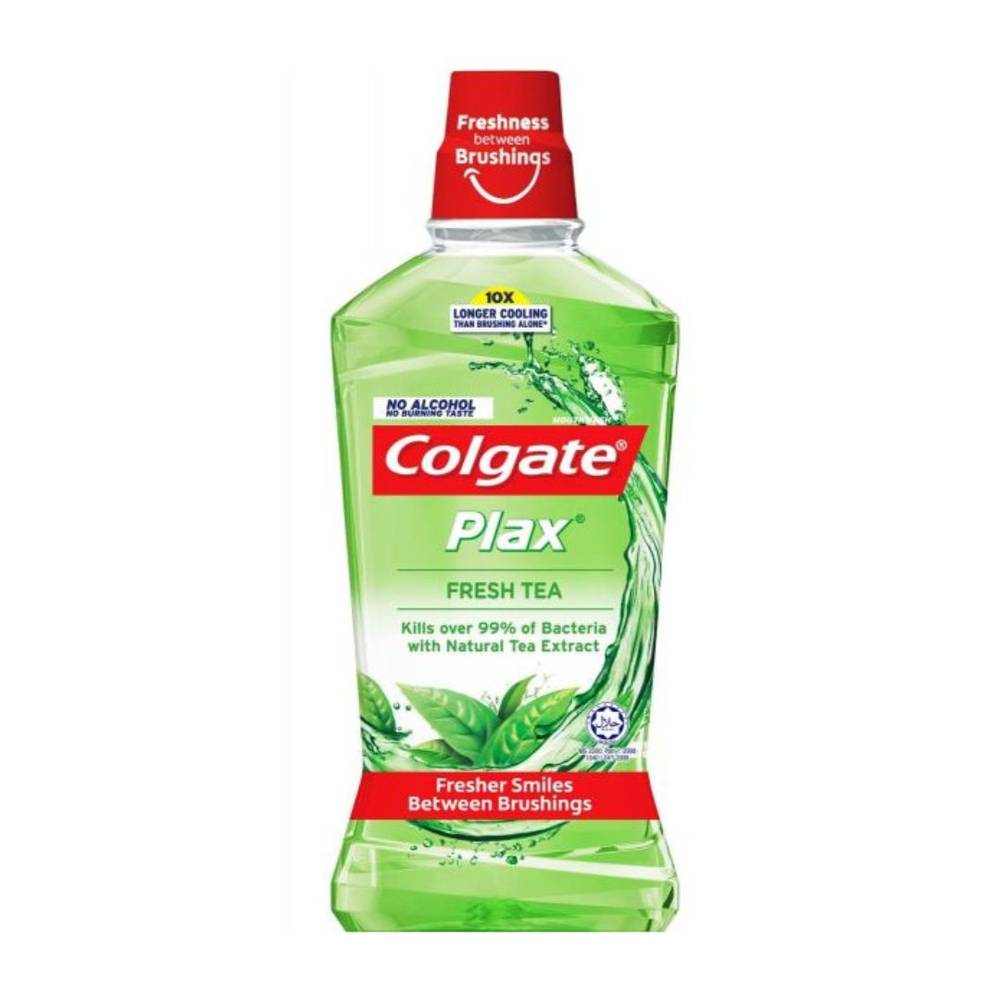 Colgate, Mouthwash Plax,Refreshing, Tea Alcohol, Free, - 500ml