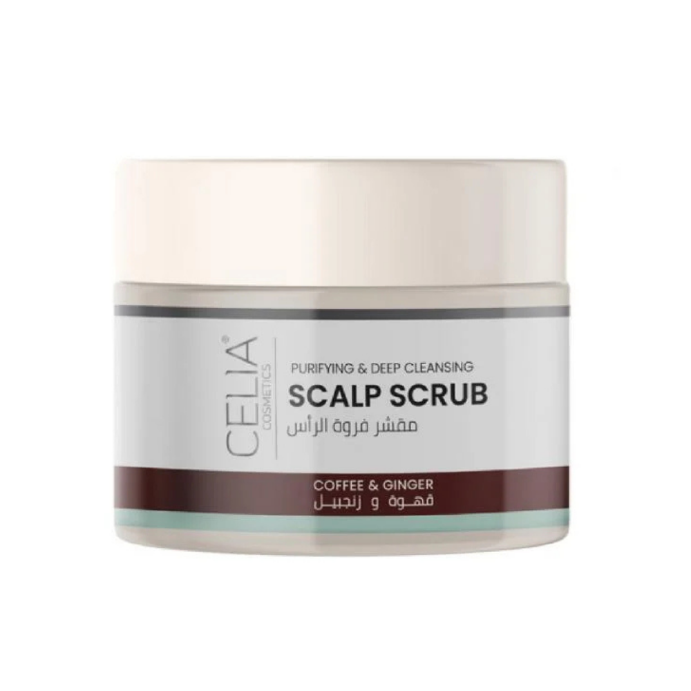 Celia, Scalp Scrub, Detox Coffee & Ginger, 215g
