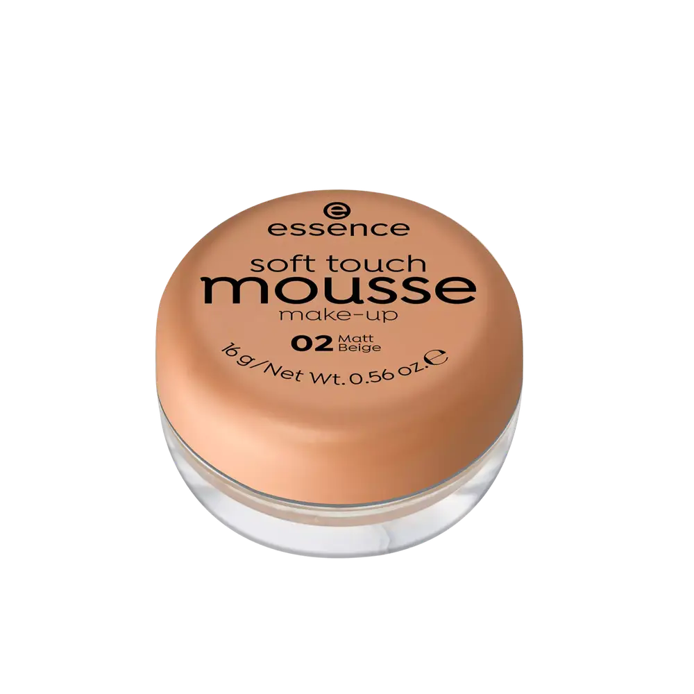 Essence Soft Touch Mousse Matte Foundation 02 Matt Beige