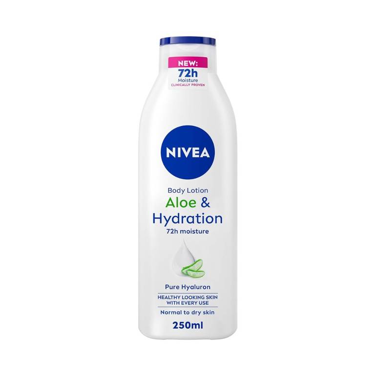 NIVEA, Aloe Vera Lotion, Fast Care, Deep Moisturizing for the Body, 48 Hours