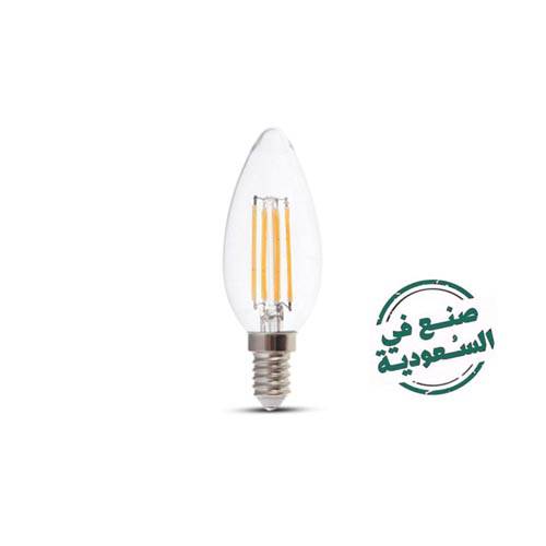 لمبة بلح 4 واط اصفر منتج سعودي 