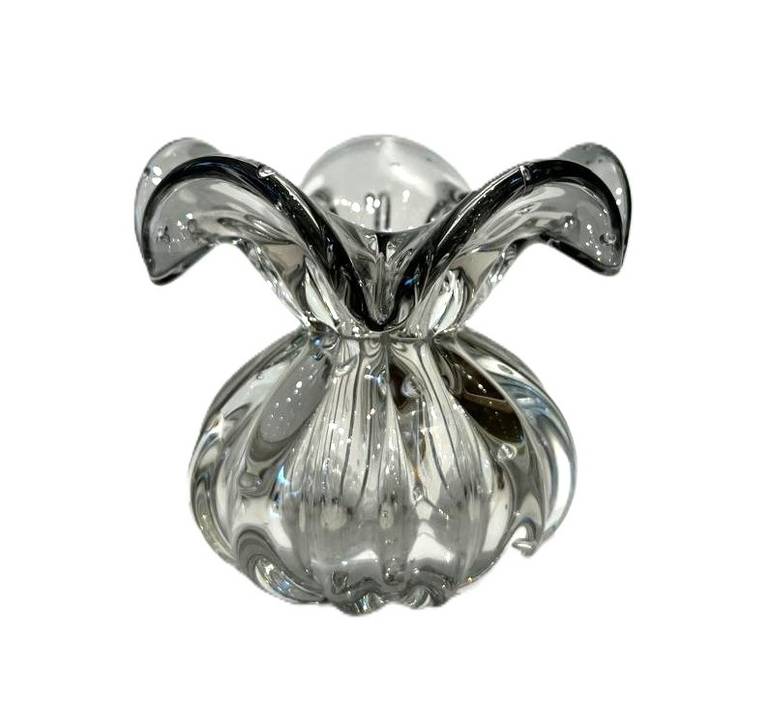 Murano Crystal Vase, Small