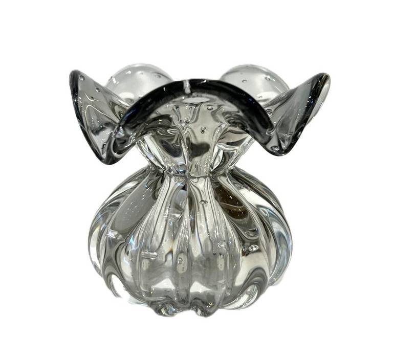 Murano Crystal Vase, Small