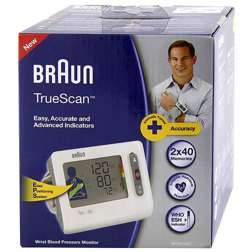 انهيار عصبي يتمركز الظالم  براون BPW4100 TrueScan جهاز قياس ضغط الدم في المعصم | صيدليات المهنا