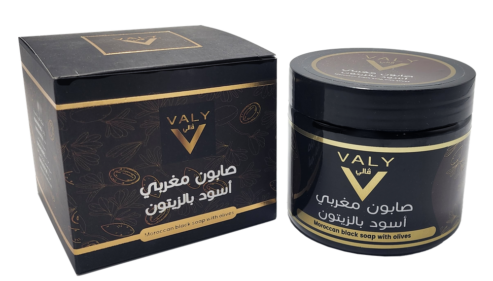 صابون مغربي أسود بالزيتون