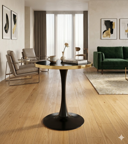 طاولة قهوة 60*60*72 -اسود
