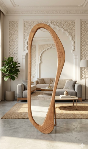 ستاند مرايا (160*50*3) -خشب الباولونيا
