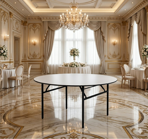 طاولة افراح دائرية 150*150*74