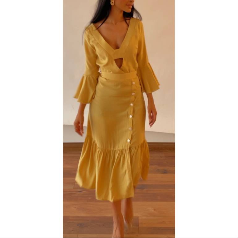 Midi Dress - 💛