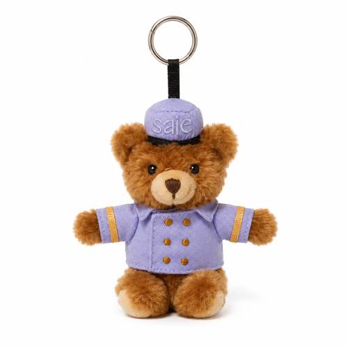 The Bellhop Bear Keychain