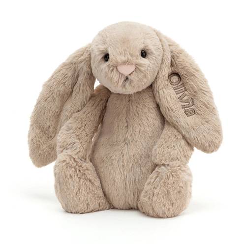 Personalised Bashful Beige Bunny Medium - JELLY CAT