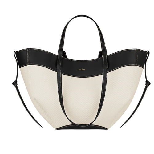 polene cyme mini - black canvas
