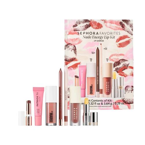 Sephora Favorites -  Nude Energy Lip Kit Makeup Set