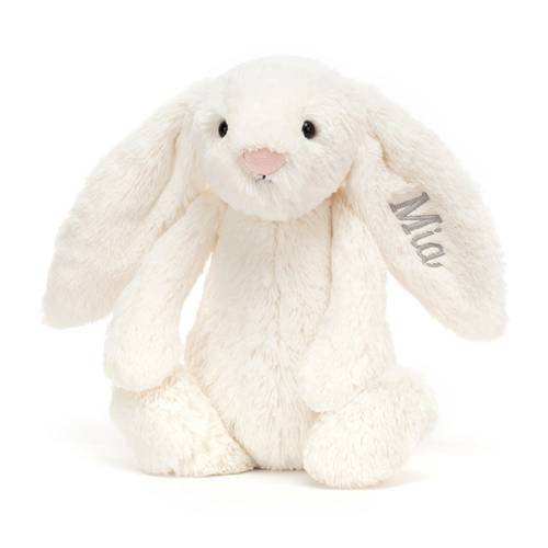 Personalised Bashful Cream Bunny Medium - JELLY CAT