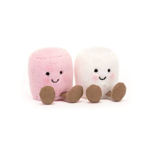 Amuseables Pink and White Marshmallows - JELLY CAT