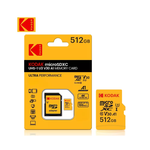  KODAK Micro SD Card RED Memory Card 512GB