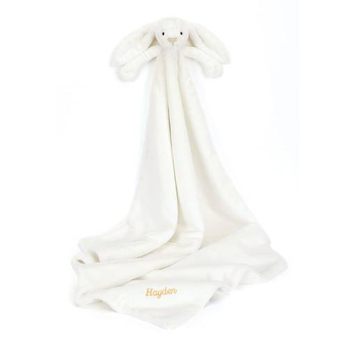Personalised Bashful Luxe Bunny Luna Blankie - 