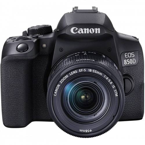 Canon EOS 850D DSLR camera with 18-55mm lens
