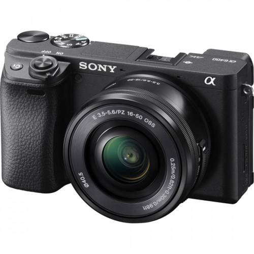 Sony a 6400 mirrorless camera with 16-50mm lens