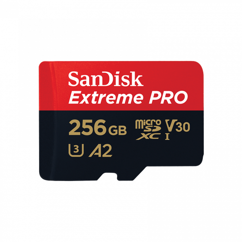 SanDisk 256GB Extreme Pro V30 Micro SD Card (SDXC) UHS-I U3