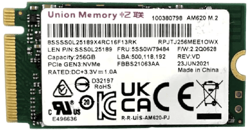 NVMe 2280 M.2 SSD 256 قيقا