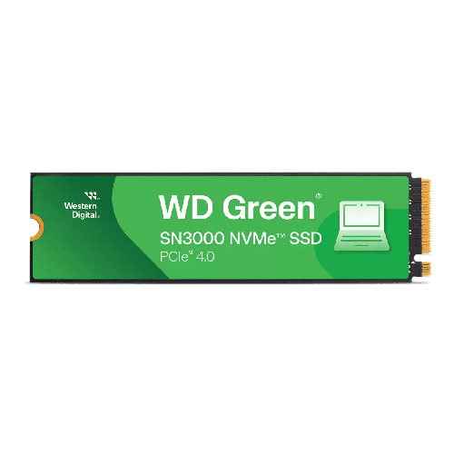 قرص SSD WD GREEN SN3000 بسعة 1 تيرابايت M.2 NVME بسرعة 5000 ميجابايت/ثانية