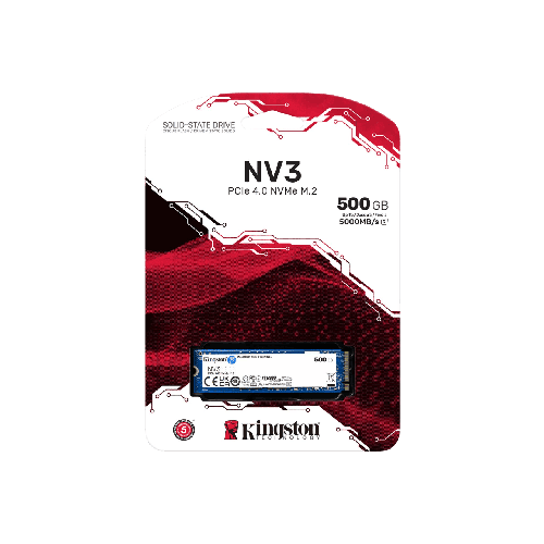 كينغستون NV3 500GB M.2 2280 NVMe SSD