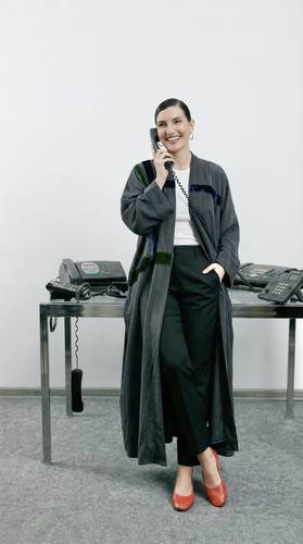 Washed silk & washed velvet (black)