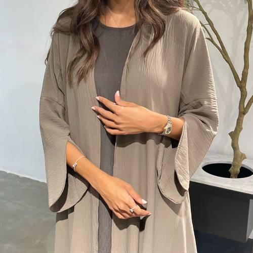 Dusty beige cloche Abaya