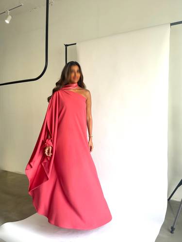 crepe satin dress