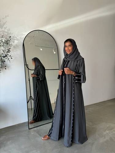 one piece abaya(Gray)