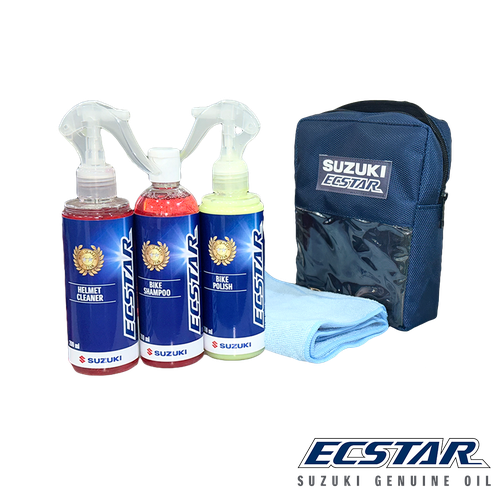 طقم العناية للدراجة النارية و الخوذة  ECSTAR BIKE CARE KIT