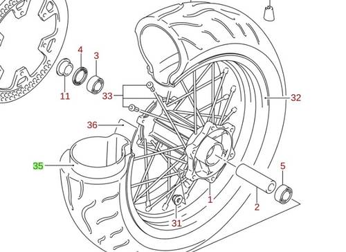 لستك كفر خلفي DR-Z400SM