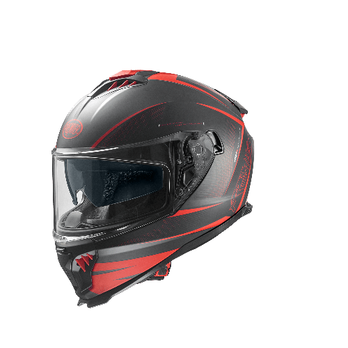 خوذة ماركة بريمر  اللون احمر  Typhoon PREMIER Helmet