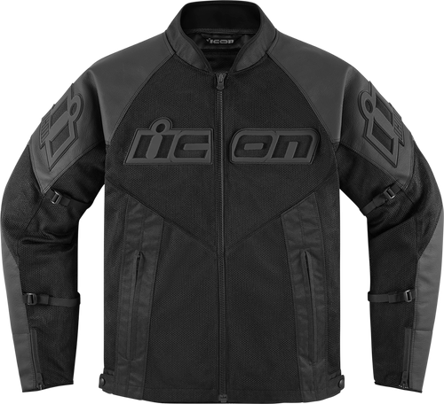 جاكيت الحماية اللون اسود ماركة ايكون Mesh AF™ Leather Jacket