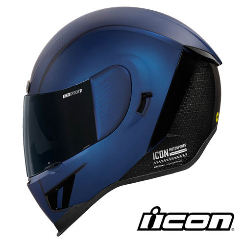 خوذة ماركة ايكون اللون أزرق Airform™ Counterstrike MIPS® Helmet