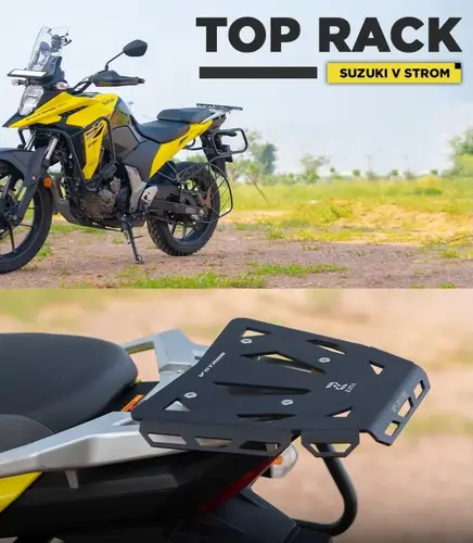 سلة خلفية ألمنيوم اللون اسود ادفنشر 250 /  V‑Strom 250