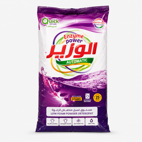 مسحوق غسيل الوزير للغسالات الأوتوماتيكية 25 كيلو
