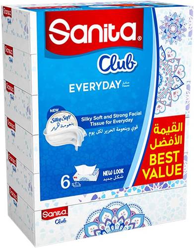 مناديل سانيتا علب كلوب 76م
