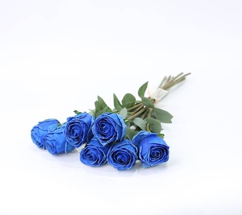 باقة ورد ازرق