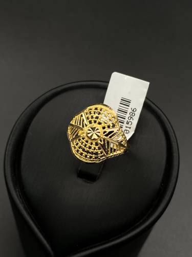 خاتم ذهب أصفر عيار 21 