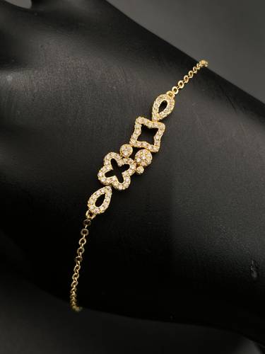 سوارة ذهب أصفر عيار 18 